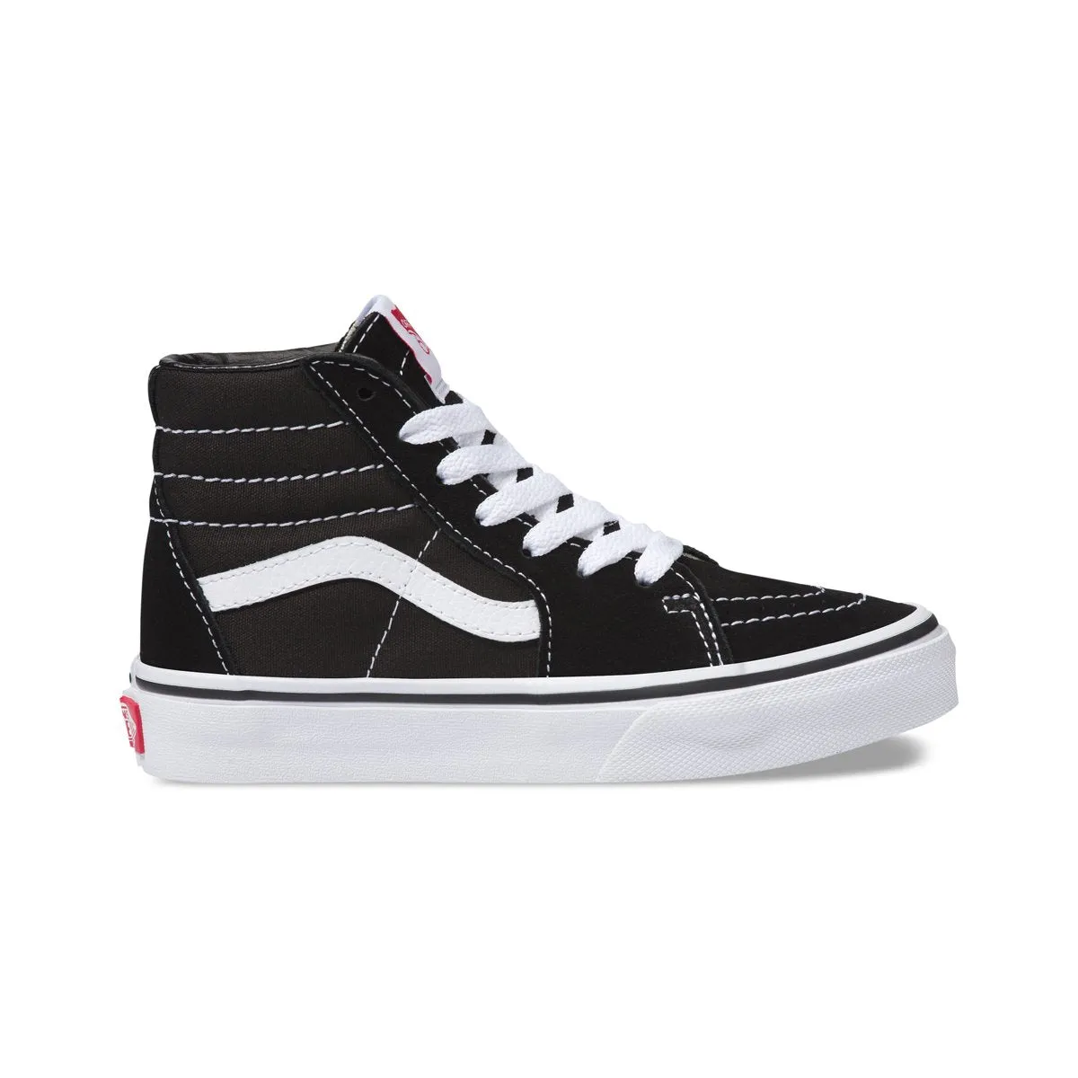 Zapatillas Vans de Ninos Sk8-Hi - Black/True White